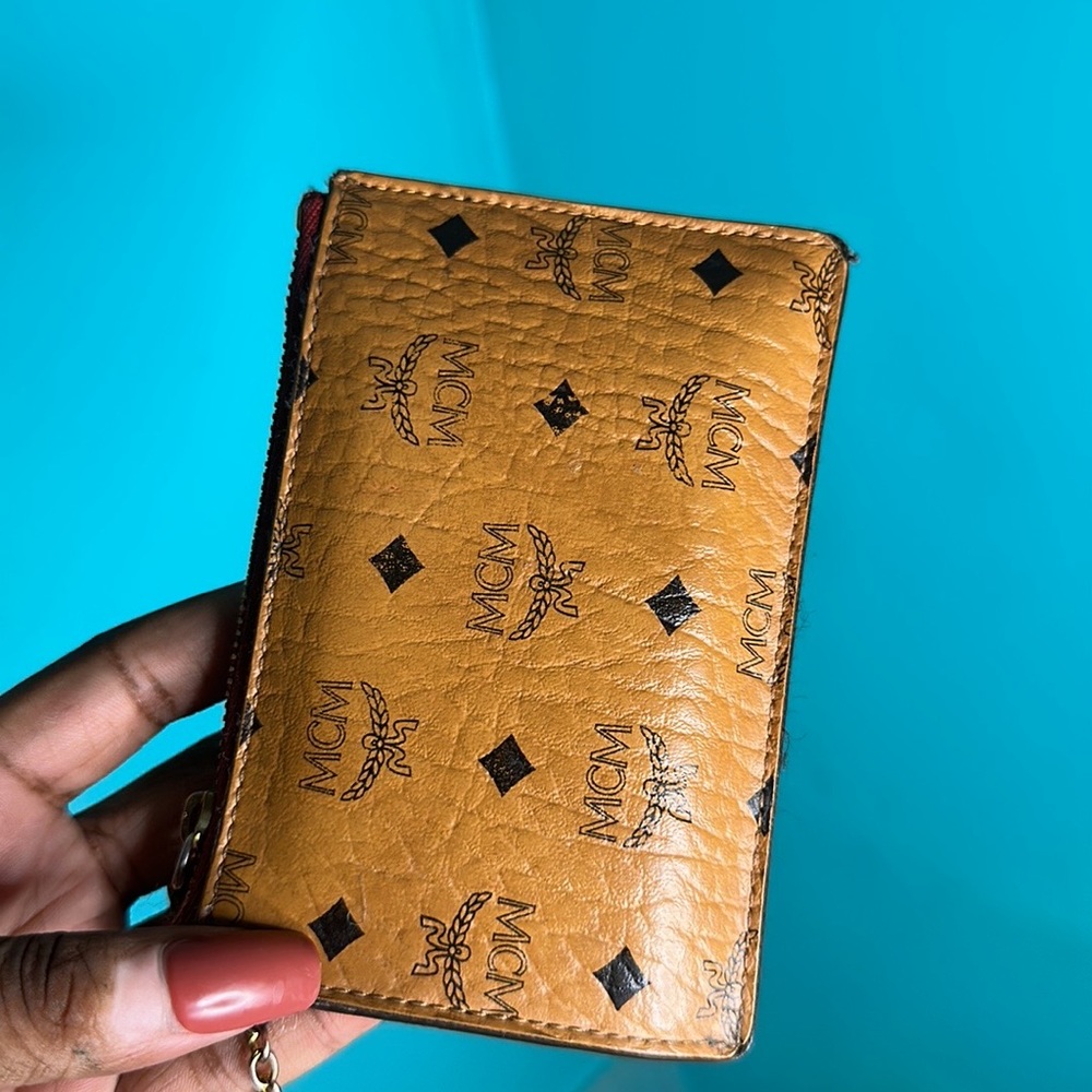MCM Key Pouch in Visetos